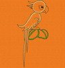 Vintage Cute Bird 01