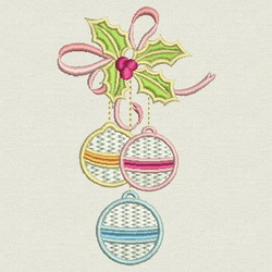 Christmas Ornaments 01 machine embroidery designs