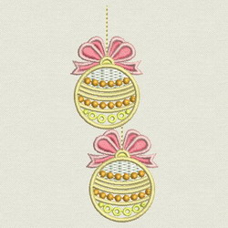 Christmas Ornaments 04 machine embroidery designs