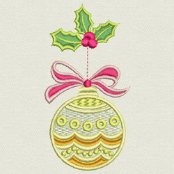 Christmas Ornaments 05 machine embroidery designs