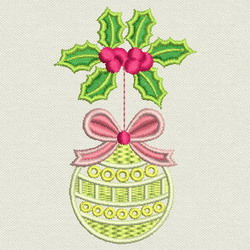 Christmas Ornaments 06 machine embroidery designs