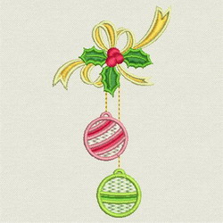 Christmas Ornaments 09 machine embroidery designs