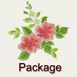 Happy Flowers machine embroidery designs