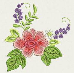 Happy Flower 05 machine embroidery designs