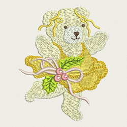 Lovely Bear 01 machine embroidery designs