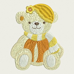 Lovely Bear 04 machine embroidery designs