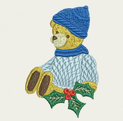 Lovely Bear 06 machine embroidery designs