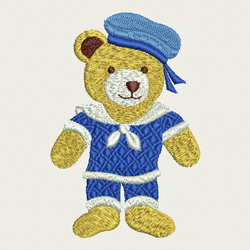 Lovely Bear 07 machine embroidery designs