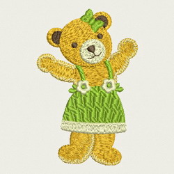 Lovely Bear 09 machine embroidery designs