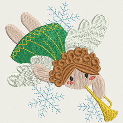 Christmas Angel 02 machine embroidery designs