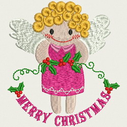 Christmas Angel 03 machine embroidery designs