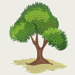 Tree machine embroidery designs