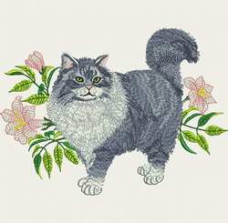 Cat 06 machine embroidery designs