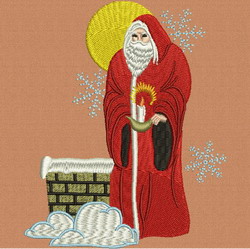 Christmas Santa 02 machine embroidery designs