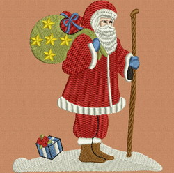 Christmas Santa 03 machine embroidery designs