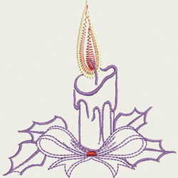 Christmas Candle 08 machine embroidery designs
