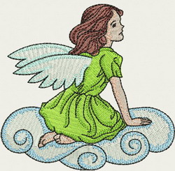 Angel Girl 03 machine embroidery designs