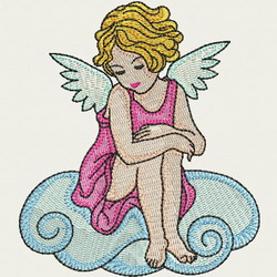 Angel Girl 08 machine embroidery designs