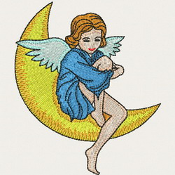 Angel Girl 09 machine embroidery designs