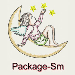 Vintage Angel Girls(Sm) machine embroidery designs