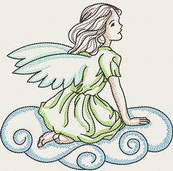 Vintage Angel Girl 03(Lg)