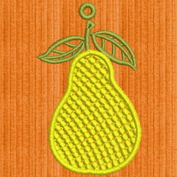 FSL Pear machine embroidery designs