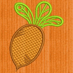 FSL Carrot machine embroidery designs