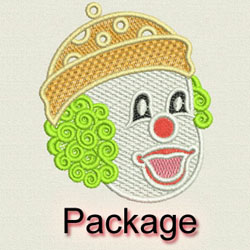 FSL Clowns machine embroidery designs