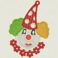 FSL Clown 01 machine embroidery designs