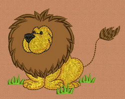 Applique Lion 01 machine embroidery designs