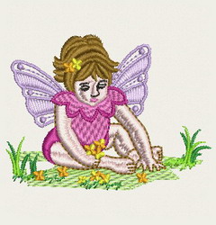 Little Fairy 03 machine embroidery designs