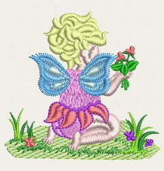 Little Fairy 07 machine embroidery designs