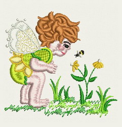 Little Fairy 09 machine embroidery designs