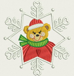 Christmas Bear 04(Md) machine embroidery designs
