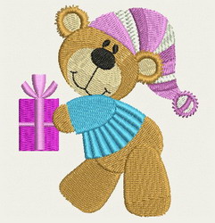 Christmas Bear 09(Md) machine embroidery designs