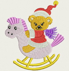 Christmas Bear 10(Md) machine embroidery designs