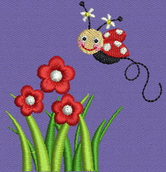 Cute Ladybug 10 machine embroidery designs