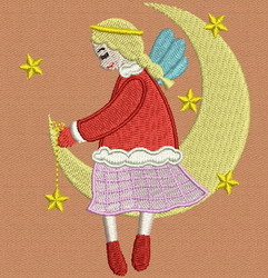 Country Angel 02 machine embroidery designs