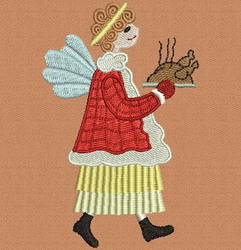 Country Angel 03 machine embroidery designs