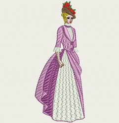 Belle 02 machine embroidery designs