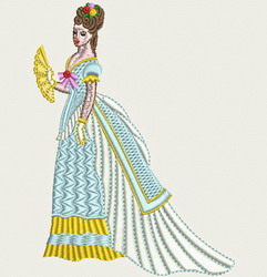 Belle 04 machine embroidery designs