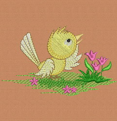 Cute Bird 03 machine embroidery designs
