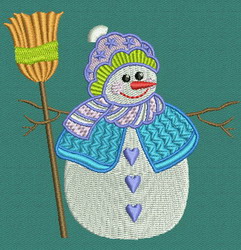 Winter Snowman 06