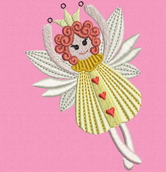 Lovely Fairy 01 machine embroidery designs