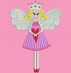 Lovely Fairy 08 machine embroidery designs