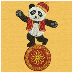 Panda Bear 04 machine embroidery designs