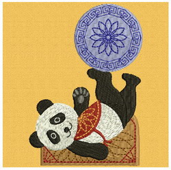 Panda Bear 06 machine embroidery designs