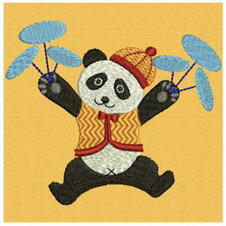 Panda Bear 08 machine embroidery designs