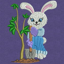 Working Rabbit 05 machine embroidery designs