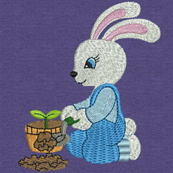 Working Rabbit 06 machine embroidery designs